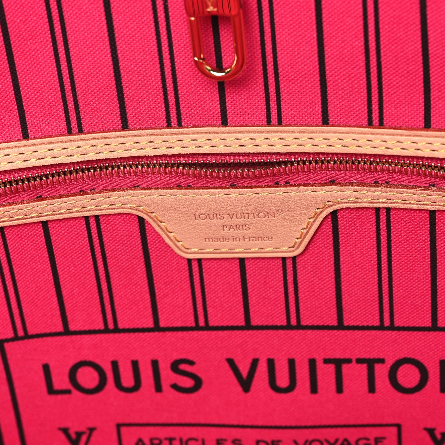 Louis Vuitton Monogram Inside Out Neverfull Bandouliere MM Rose Pondichery 6 of 15