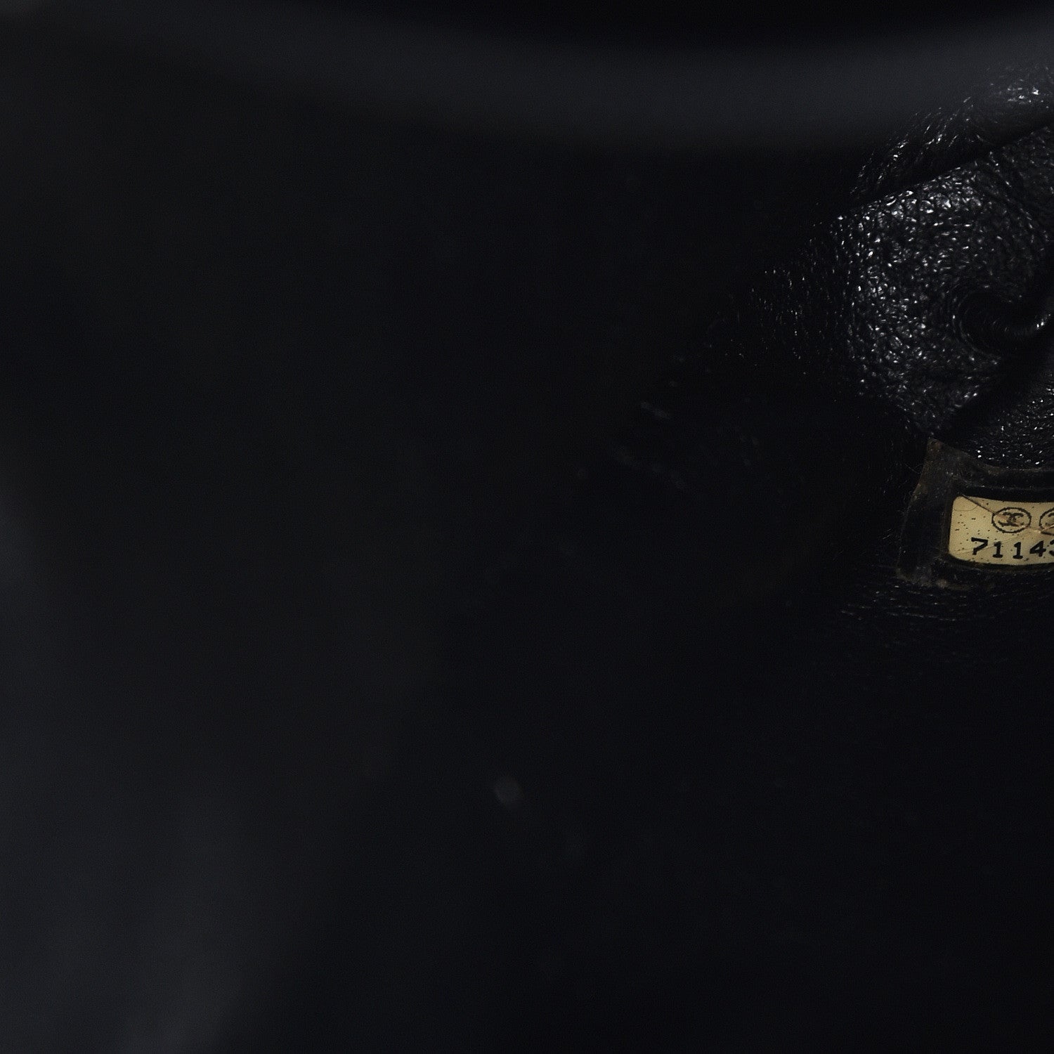 Chanel Suede Stitched Shoulder Bag Black 8 of 11