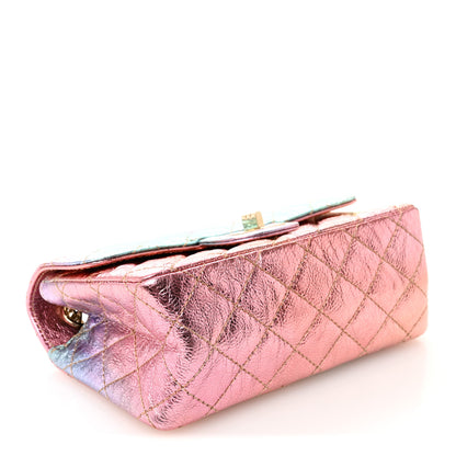 Chanel Metallic Goatskin Quilted Mini 2.55 Reissue Flap Multicolor 4 of 11