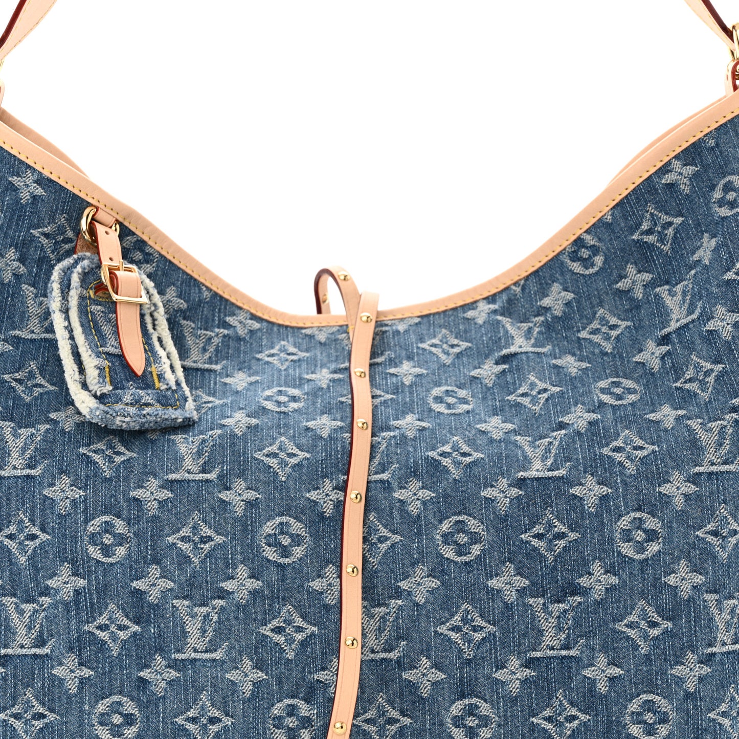 Monogram Denim CarryAll MM Blue