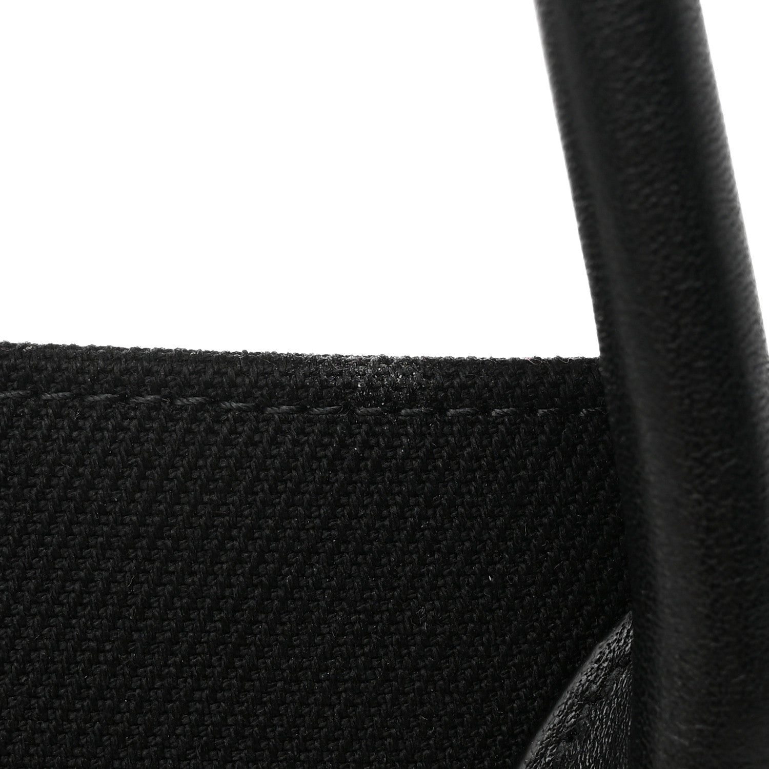 Saint Laurent Linen Calfskin Rive Gauche Tote Black 15 of 15