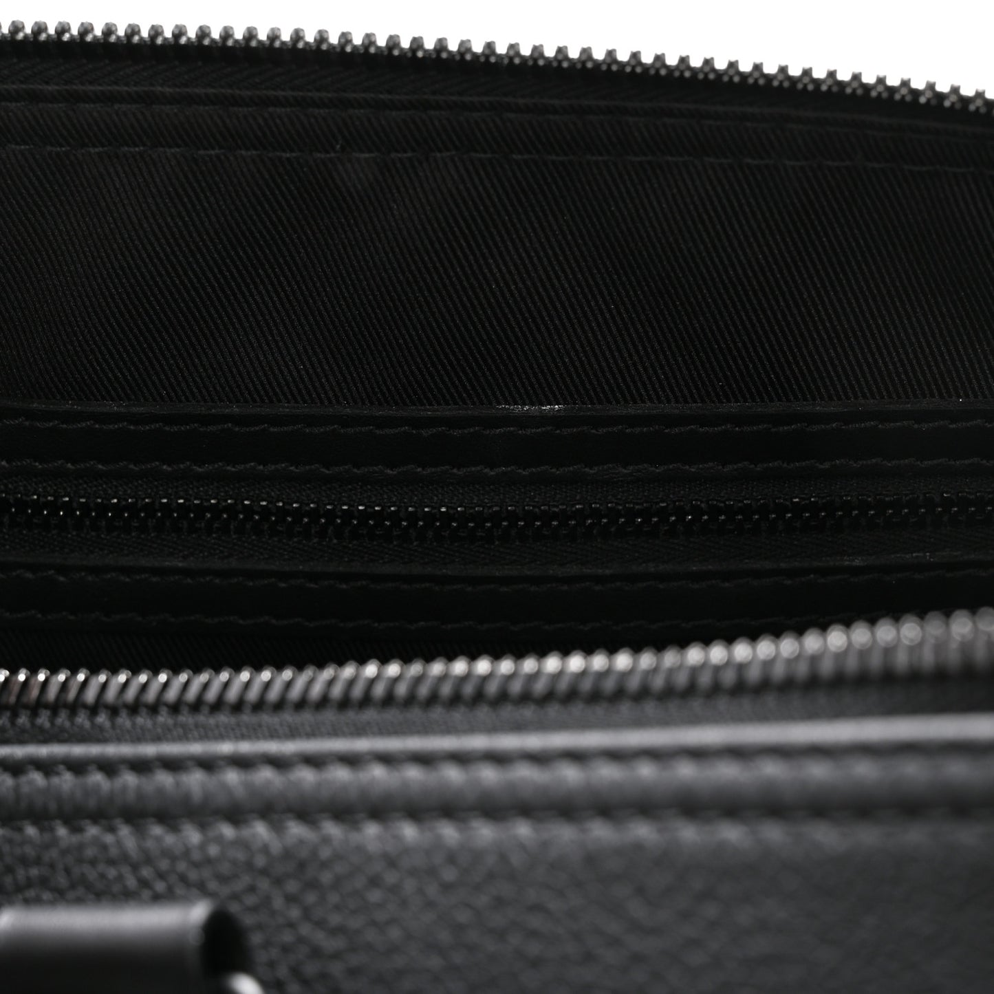 Grained Calfskin Aerogram Keepall Bandouliere 40 Black