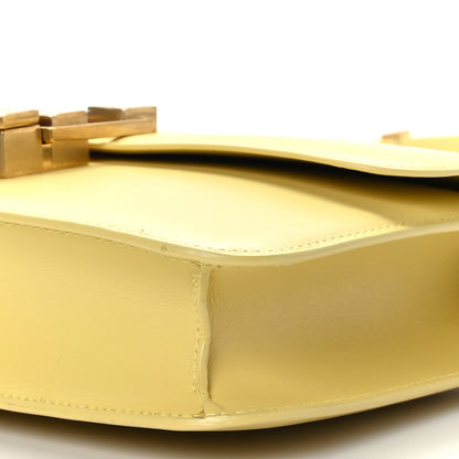 Saint Laurent Smooth Calfskin Carre Satchel Paille 9 of 9