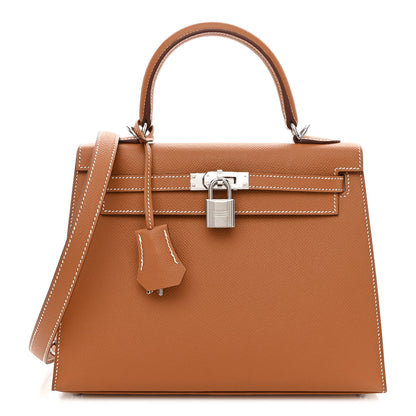 Hermes Epsom Kelly Sellier 25 Gold 1 of 10