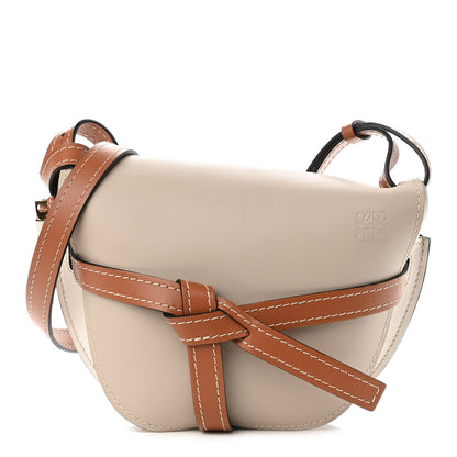 Loewe Calfskin Small Gate Crossbody Bag Ghost Light Ghost 1 of 9