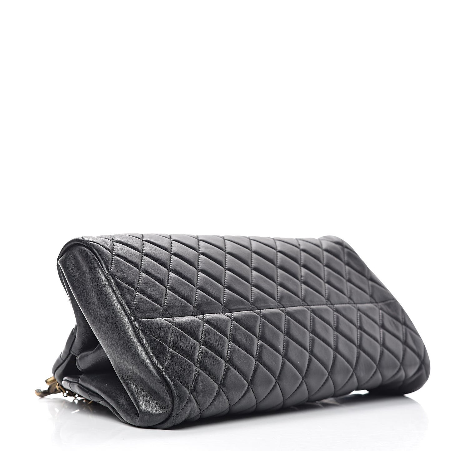 Lambskin Quilted Medium Just Mademoiselle Black