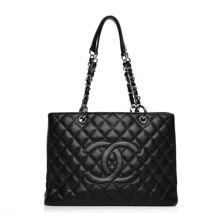 Chanel Caviar Quilted Grand Shopping Tote GST Black 1 of 13