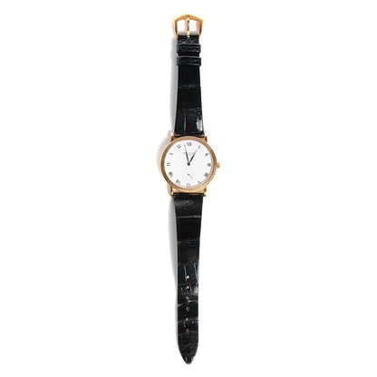Patek Philippe 18K Yellow Gold Alligator 33mm Calatrava Manual Winding Watch 3919R 3 of 9
