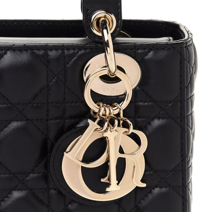 Christian Dior Lambskin Cannage Small My ABCDior Lady Dior Black 7 of 11