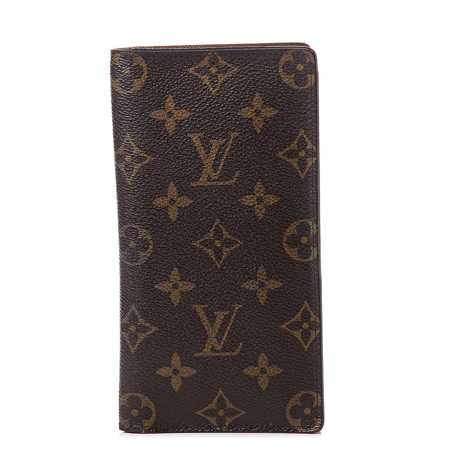 Louis Vuitton Monogram Porte Valeurs Checkbook Wallet 1 of 10