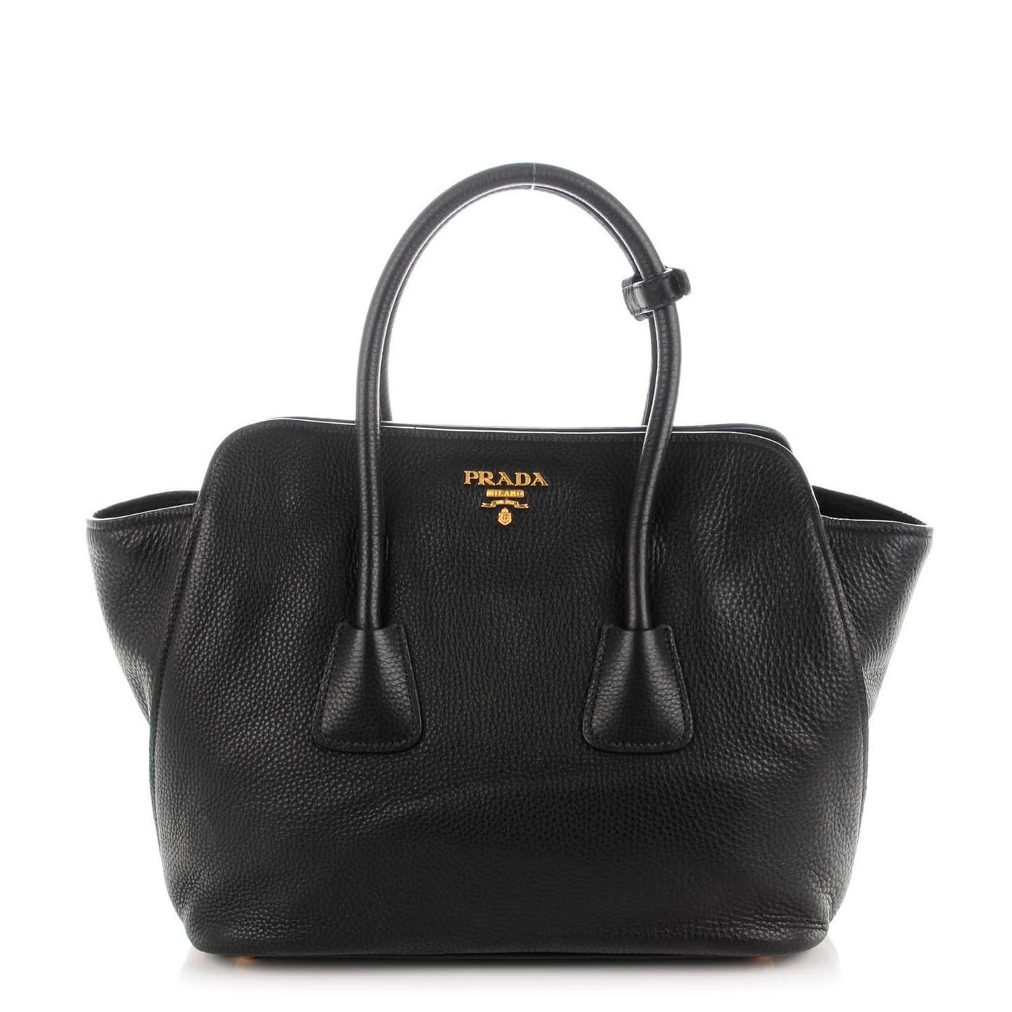 Vitello Daino Tote Nero Black