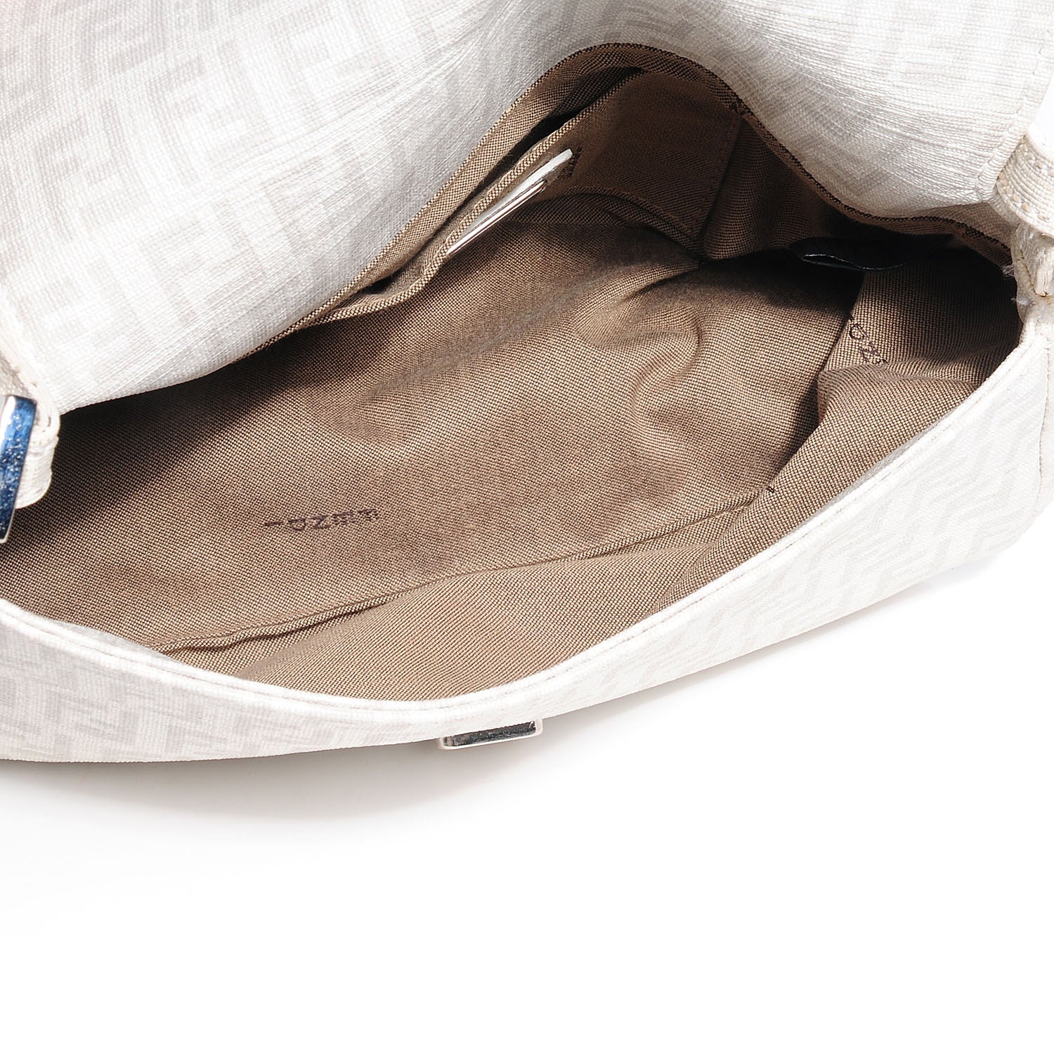 Fendi Zucchino Spalmati Forever Mini Mama Baguette White 9 of 9