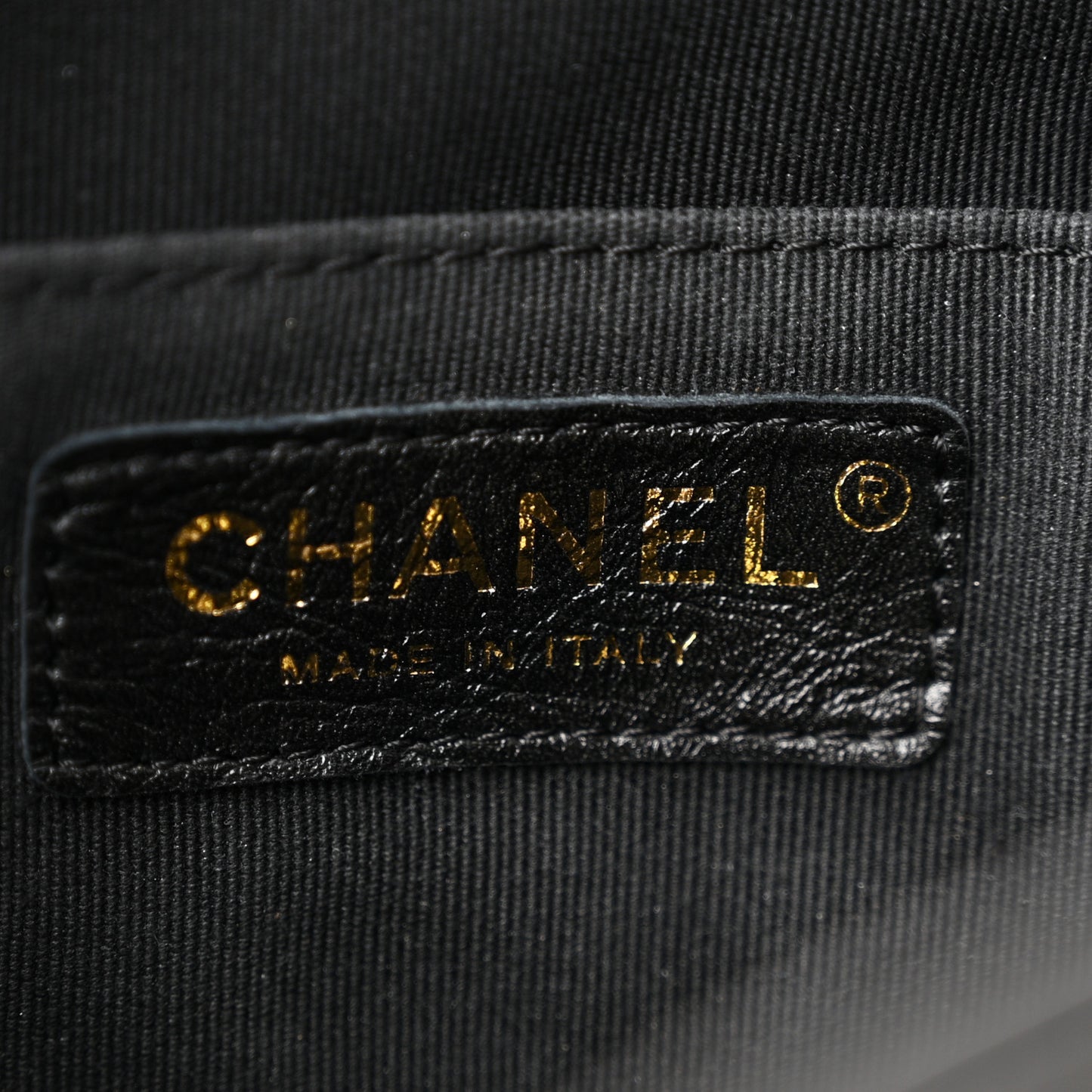 Glazed Aged Calfskin Quilted Small Duma Drawstring Backpack Black