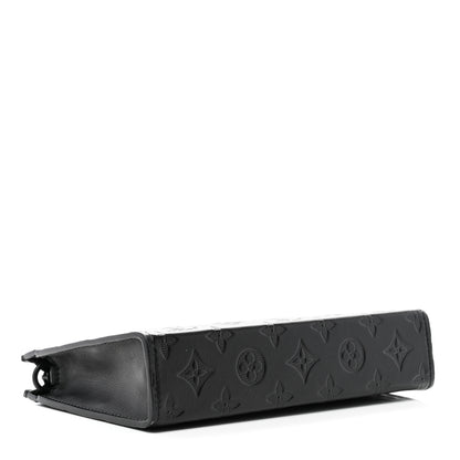 Louis Vuitton Calfskin Monogram Shadow Gaston Wearable Wallet 3 of 7