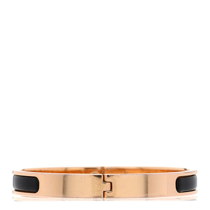 Hermes Enamel Mini Clic Kelly Bracelet PM Black 3 of 4