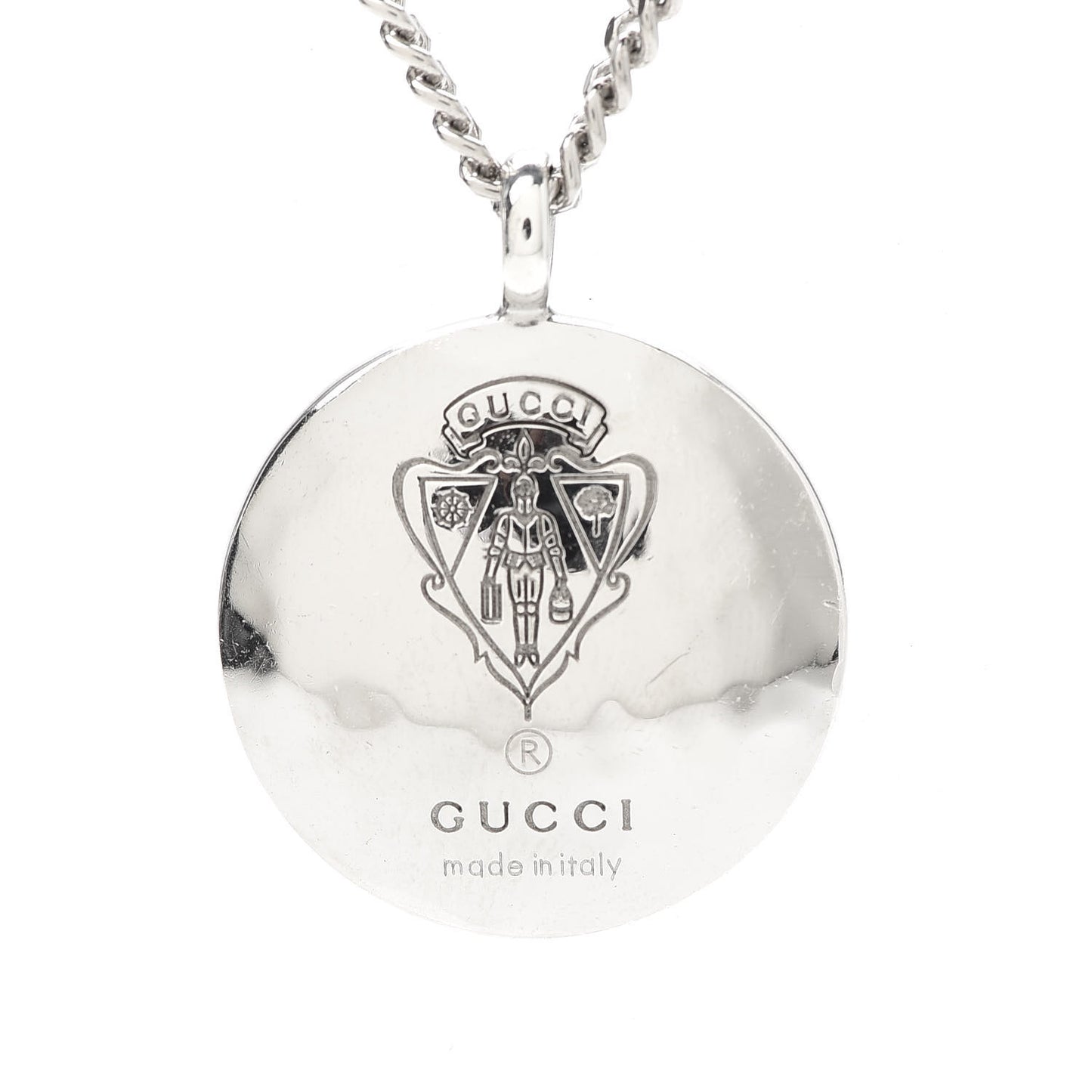 Sterling Silver Hammered Shield Pendant Necklace