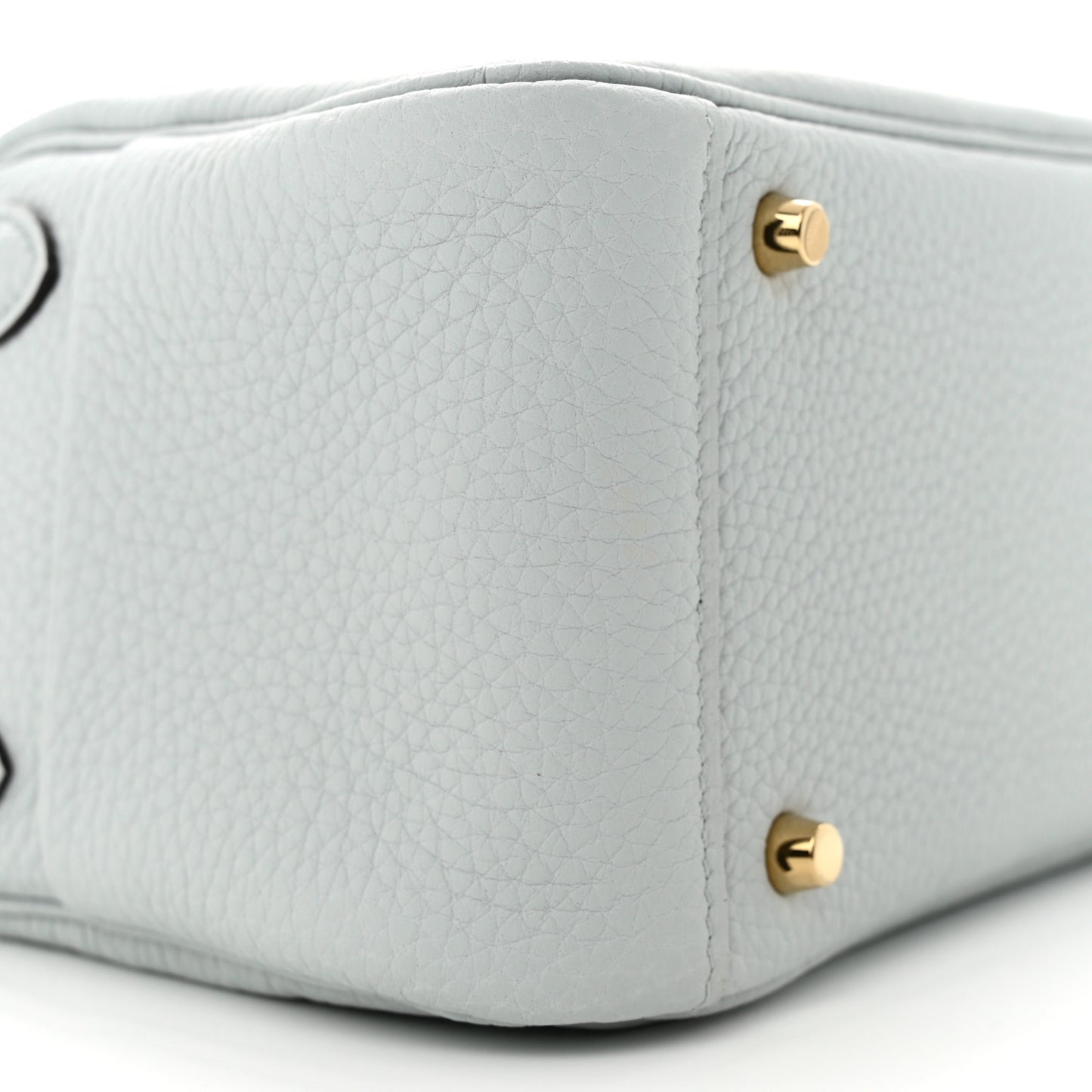 Taurillon Clemence Mini Lindy 20 Bleu Pale