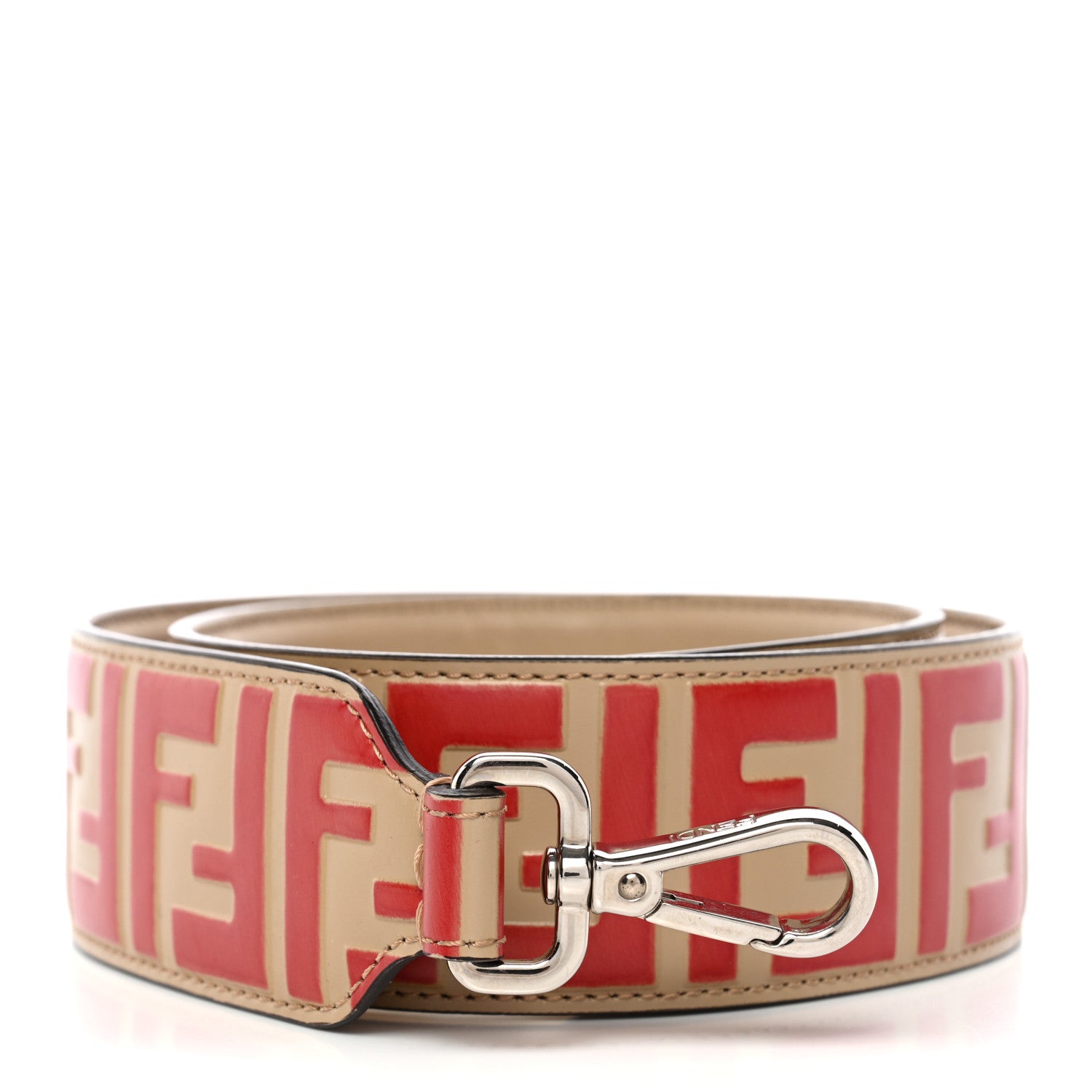 Fendi Vitello FF Embossed Strap You Amido Fiamma 1 of 4