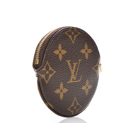Louis Vuitton Monogram 2016 Christmas Animation Round Coin Purse Rouge 3 of 15