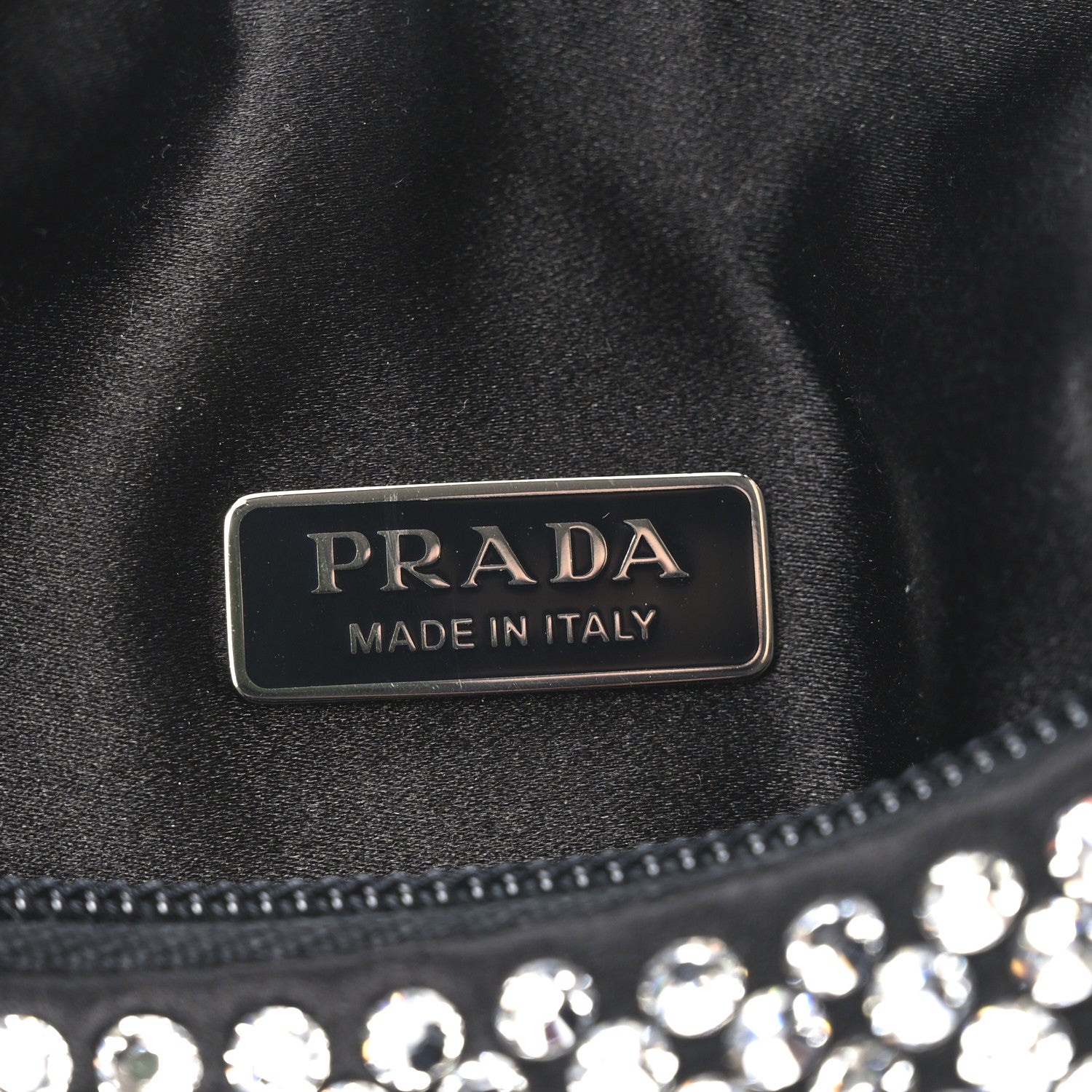 Prada Satin Crystal Mini Re-Edition 2000 Bag Cristal 5 of 10