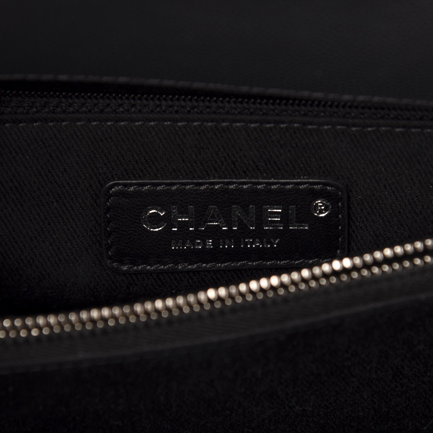 Chanel Caviar Chevron Quilted Small Coco Handle Flap Black 6 of 10