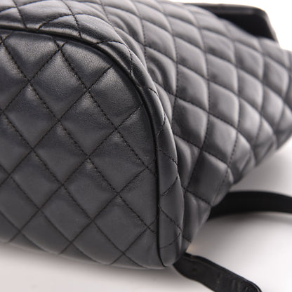 Chanel Lambskin Quilted Small Urban Spirit Backpack Black 11 of 12