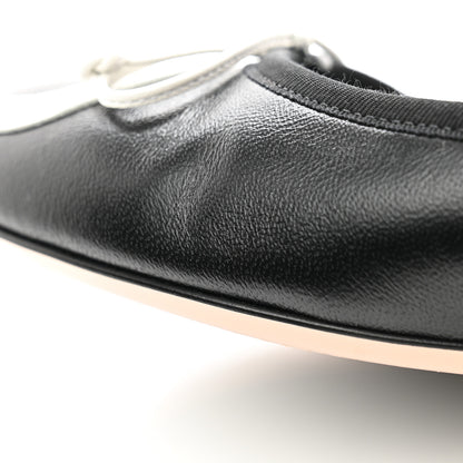 Gucci Malaga Kid Jarret Ballet Flats 37.5 Black 10 of 11