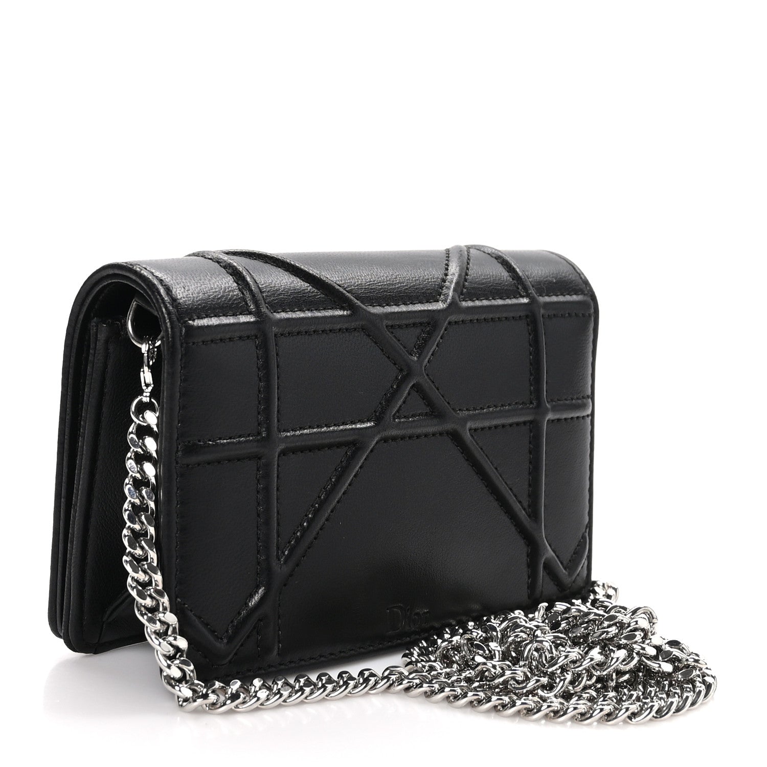 Christian Dior Lambskin Baby Diorama Flap Bag Black 3 of 10