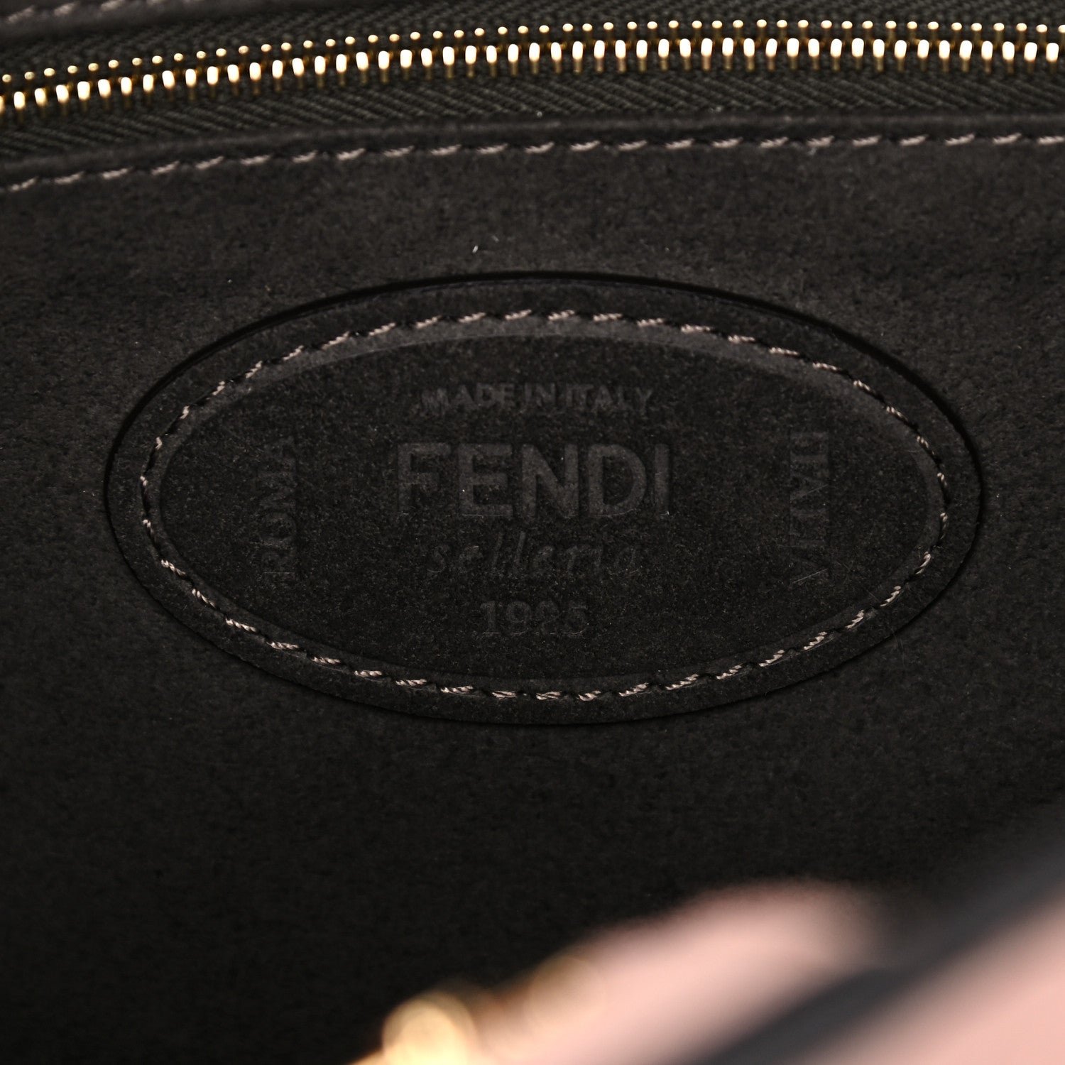 Fendi Cuoio Romano Selleria Small FF Tote Cipria 6 of 12