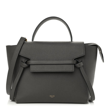 Celine Baby Grained Calfskin Micro Belt Bag Grey 1 of 12