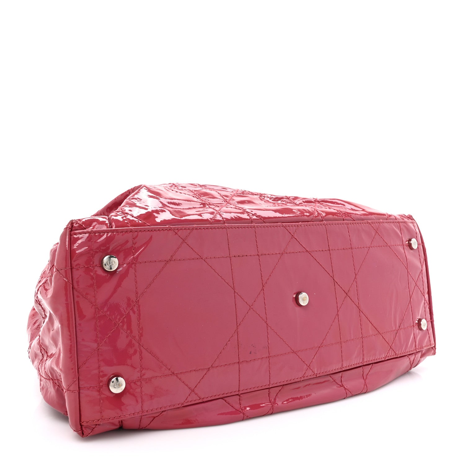 Christian Dior Patent Cannage Medium Le Trente Tote Pink 4 of 18