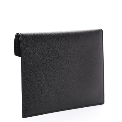 Saint Laurent Grain De Poudre Uptown Baby Pouch Black 2 of 7