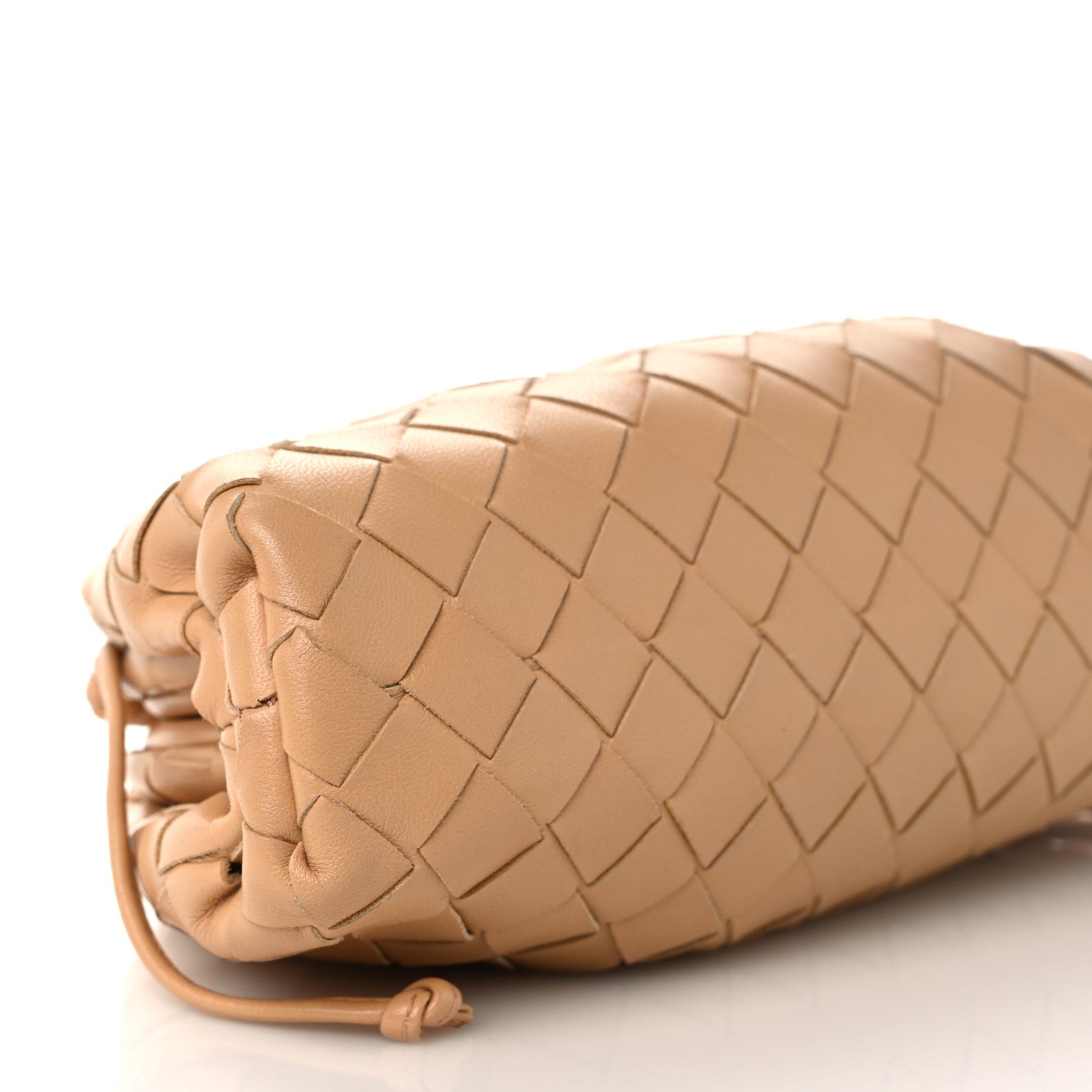 Bottega Veneta Nappa Intrecciato The Mini Pouch Almond 9 of 10