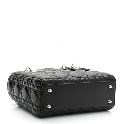 Christian Dior Lambskin Cannage Small Lucky Badges My Lady Dior Black 4 of 11
