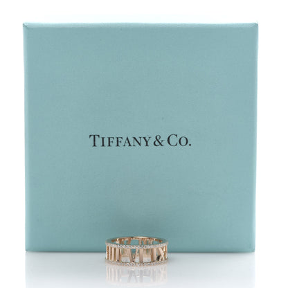 Tiffany 18K Rose Gold Diamond Atlas Open Pave Ring 51 5.75 4 of 4
