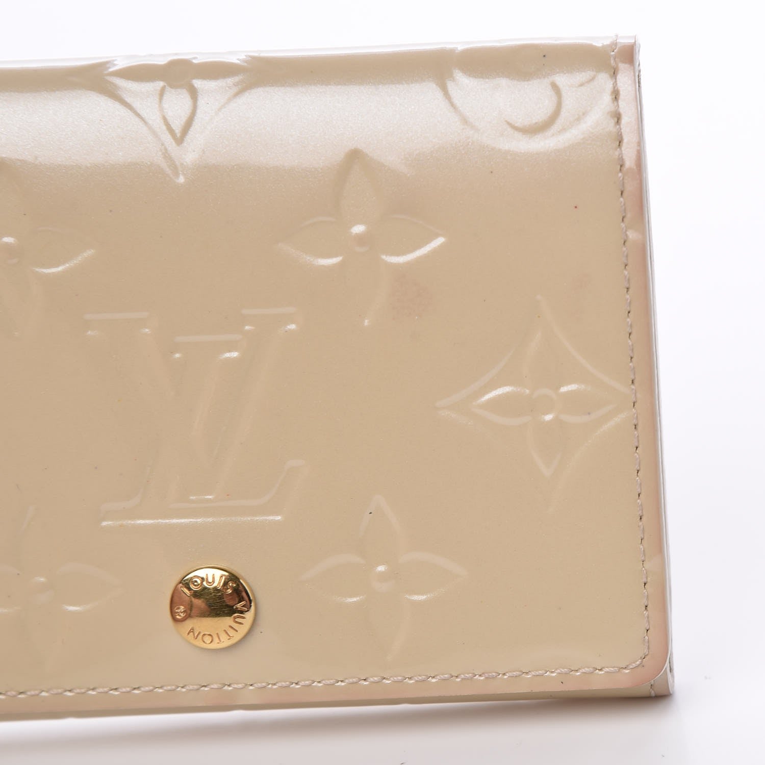 Louis Vuitton Vernis Business Card Holder Blanc Corail 9 of 17