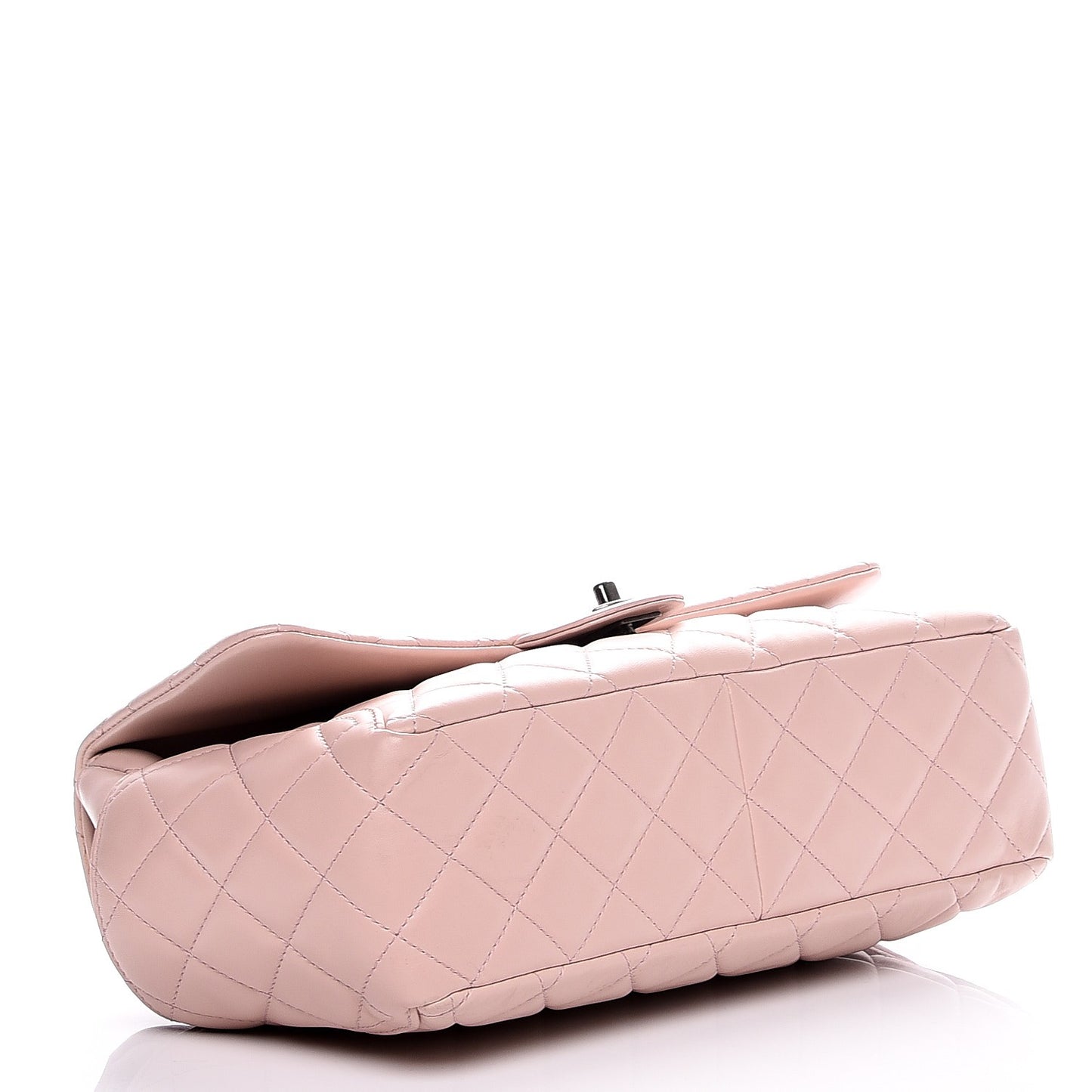 Lambskin Large Around Pockets Flap Light Pink