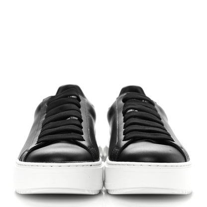 Louis Vuitton Calfskin Time Out Sneakers 37.5 Black 2 of 7