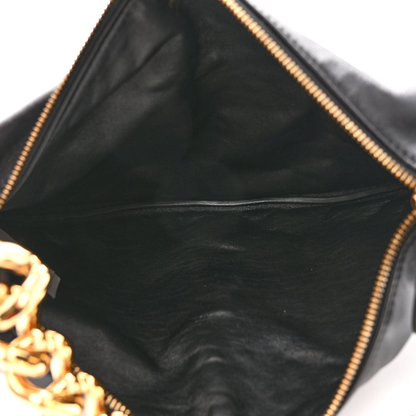 Calfskin La Medusa Chain Hobo Black