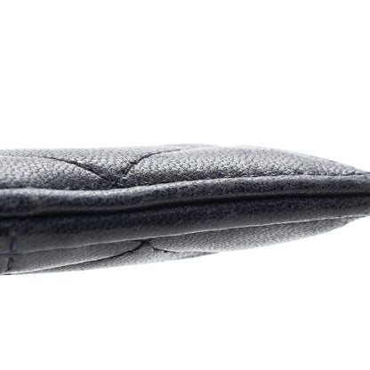 Chanel Lambskin Quilted Card Holder Blue 9 of 11