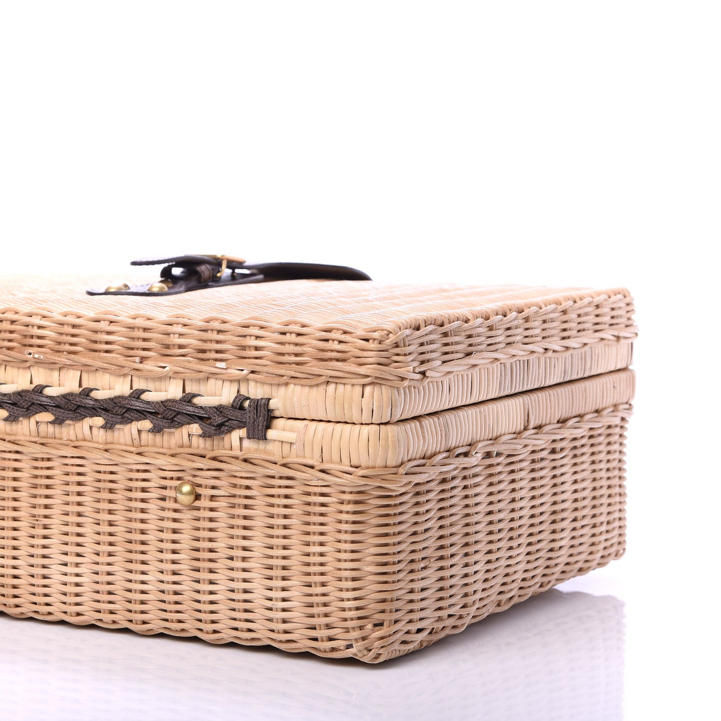 Wicker Web Suitcase