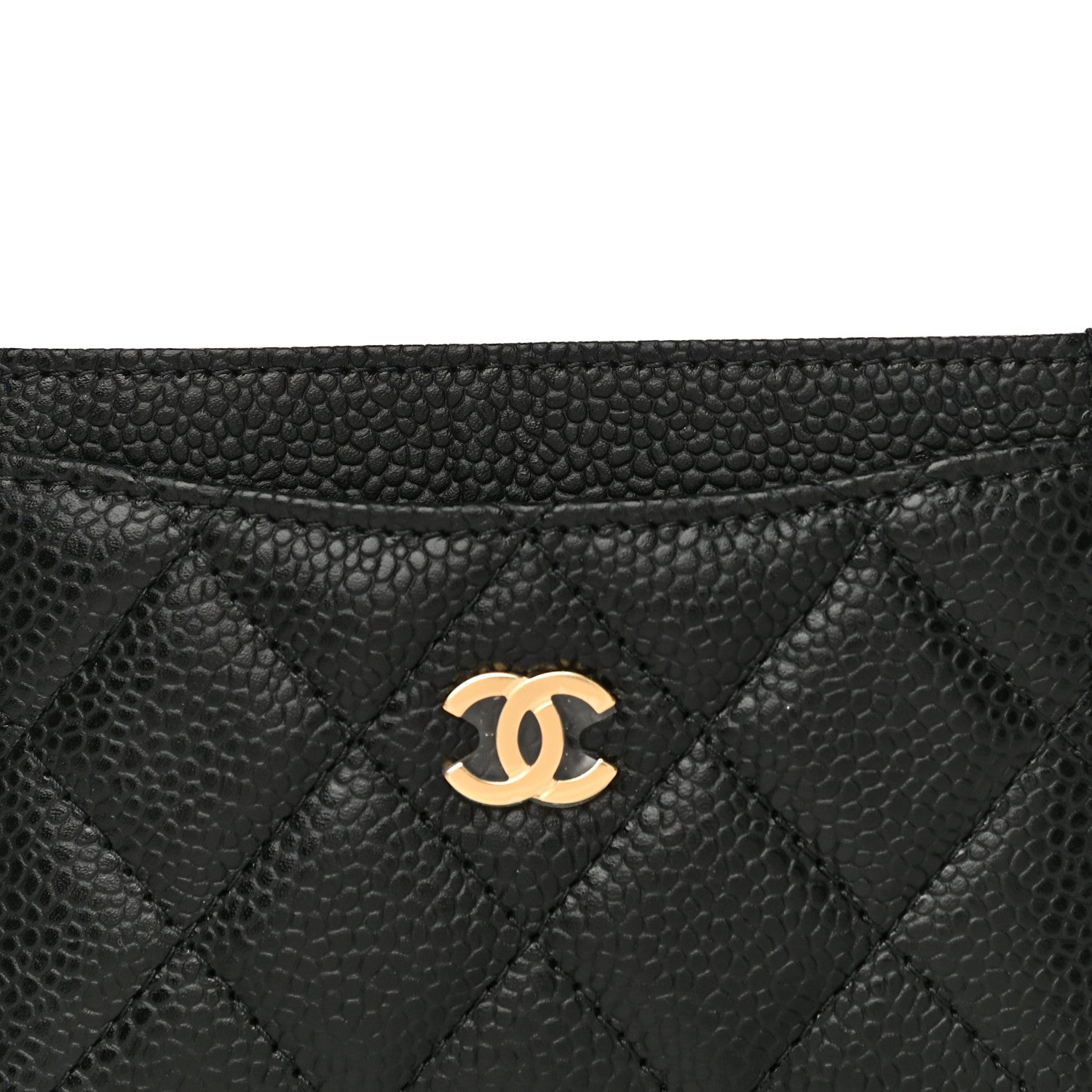 Chanel Caviar Quilted Card Holder Black 9 of 12