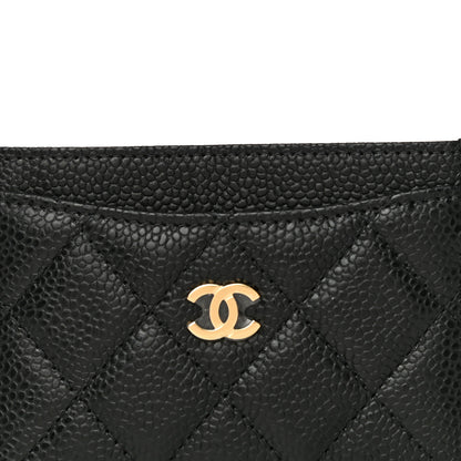 Chanel Caviar Quilted Card Holder Black 9 of 12