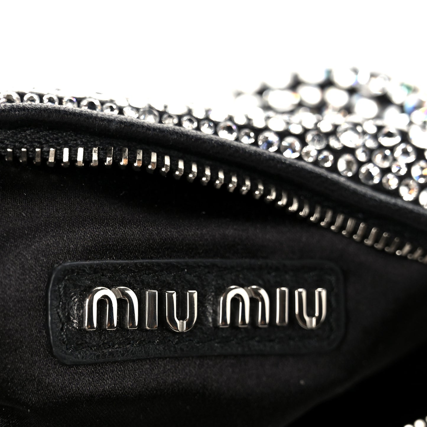 Crystal Silk Starlight Mini Wander Hobo Black