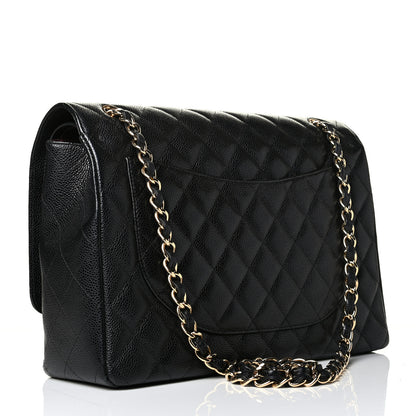 Chanel Caviar Quilted Maxi Double Flap Black 4 of 18