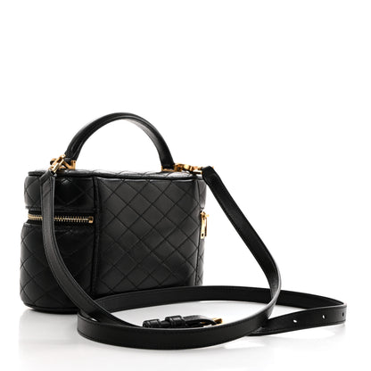 Saint Laurent Lambskin Quilted Mini Gaby Vanity Case Black 2 of 11
