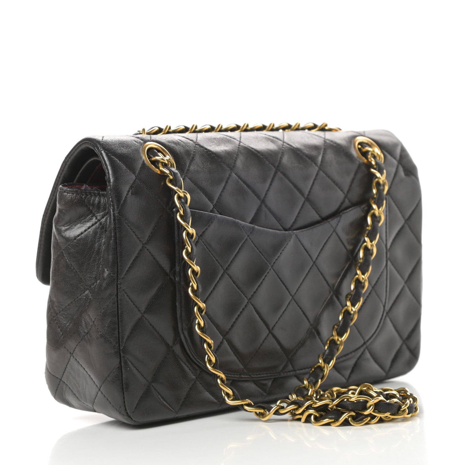 Chanel Lambskin Quilted Small Double Flap Black 3 of 20