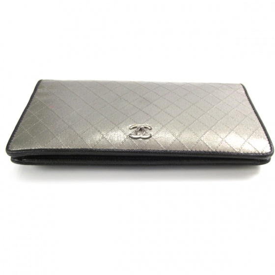 Leather Classic Wallet Silver