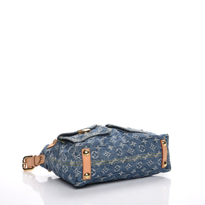 Louis Vuitton Monogram Denim Baggy PM Blue 4 of 7