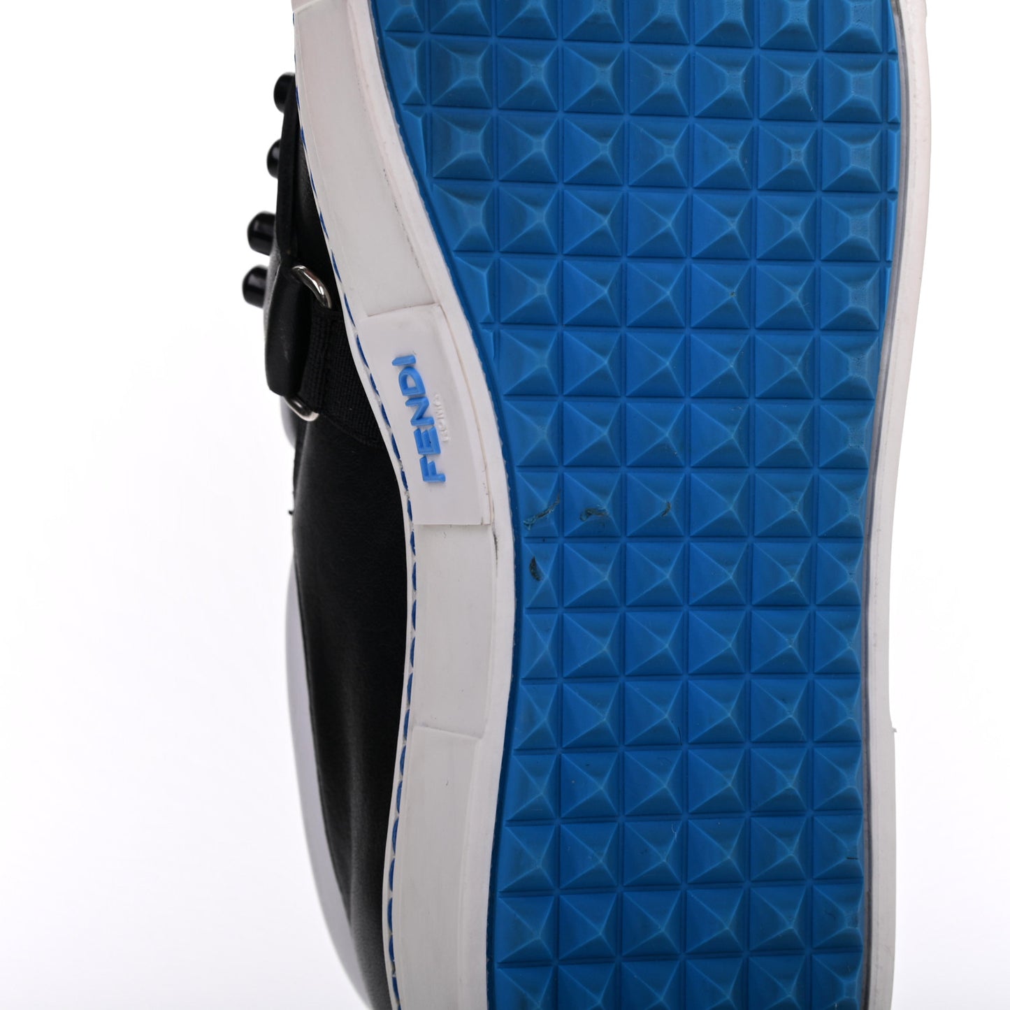 Calfskin Studded Karlito Slip On Sneaker 36 Black